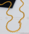 CHRT38 - With Love 24 Inches One Gram Gold Chain Heart Design Buy Online Daily Wear