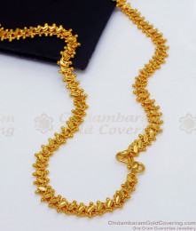 CHRT44 - Attractive Oval Cut One Gram Gold Chain Design for Ladies CHRT44 - Attractive Oval Cut One Gram Gold Chain Design for Ladies