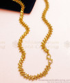 CHRT48 Trendy S Type Gold Long Chain with Beads Designs