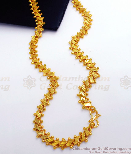 Gold long chain sales designs in 50 grams