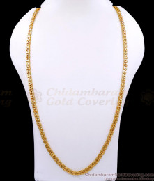 CHRT53-Lg 30 Inch Long Heart Shape Long Gold Chain For Women Gift for Valentine
