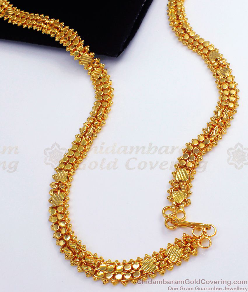 CHRT55 Over Thick Heart Model Long Gold Chain Shop Online