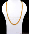 CHRT60 Traditional One Gram Gold Beaded Design Womens Chain