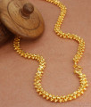 CHRT66 Heart Beads One Gram Gold Chain Stylish Collection Shop Online