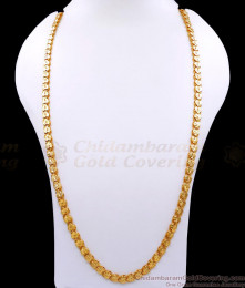 CHRT74-Lg 30 Inch Long Grand Leaf And Heart Pattern 1 Gram Gold Chain Shop Online CHRT74-Lg 30 Inch Long Grand Leaf And Heart Pattern 1 Gram Gold Chain Shop Online