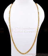 CHRT76-LG - 30 Inches Long Traditional South Indian Oval Link Gold Plated Ethnic Chain CHRT76-LG - 30 Inches Long Traditional South Indian Oval Link Gold Plated Ethnic Chain