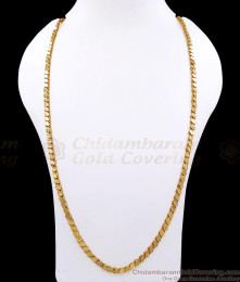 CHRT76-LG - 30 Inches Long Traditional South Indian Oval Link Gold Plated Ethnic Chain CHRT76-LG - 30 Inches Long Traditional South Indian Oval Link Gold Plated Ethnic Chain
