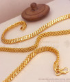 CHRT82 Traditional V Cut Gold Plated Chain Oval Shaped Plain Design