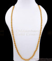 CHRT84-LG 30 Inch Long Gold Imitation Chain Heart Shaped Plain Design
