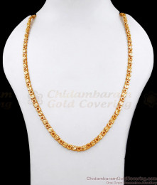 CHRT86 Intricate Thick Floral Design Gold Chain for Women CHRT86 Intricate Thick Floral Design Gold Chain for Women