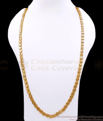 CHRT88-LG - 30 Inches Long Stylish Heart Shaped Gold Imitation Chain Designs Buy Online