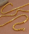 CHRT99 Elegant Heart Design Plain Gold Plated Chain For Women Fashion