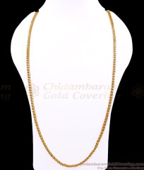 CHRT99-Lg 30 Inch Long Elegant Heart Design Plain Gold Plated Chain For Women Fashion CHRT99-Lg 30 Inch Long Elegant Heart Design Plain Gold Plated Chain For Women Fashion