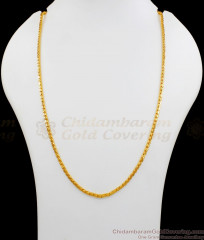 CJAY04-LG - 30 Inches Traditional Box Design One Gram Gold Chain for Daily Use CJAY04-LG - 30 Inches Traditional Box Design One Gram Gold Chain for Daily Use