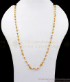 CKMN100 White Pearls Gold Long Chain Shop Online Collections