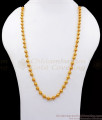 CKMN101 Gold Balls Design Long Gold Chain Daily Wear