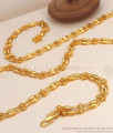 CKMN120-LG 30 Inch Long New Fashion Design Double Layer Gold Long Chain Party Wear