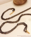 CKMN121 Traditional Double Layer Black Beads Traditional Chain daily Wear Shop Online