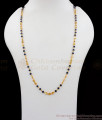 CKMN138 Unique Fashion Golden Black Beads Traditional Chain Shop Online
