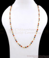 CKMN149 One Gram Gold Navamani Malai Chain Designs Shop Online