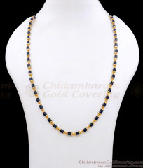 CKMN151-Lg 30 Inch Long Latest Traditional Black Beads Gold Chain Daily Wear Collections CKMN151-Lg 30 Inch Long Latest Traditional Black Beads Gold Chain Daily Wear Collections