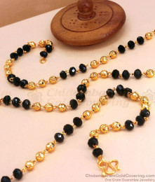 CKMN155-LG 30 Inch Gold Covering Daily Use Karugamani Chain Design