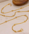 CKMN173 High Quality Micro Gold Plated Beads Chain Design CKMN173 High Quality Micro Gold Plated Beads Chain Design