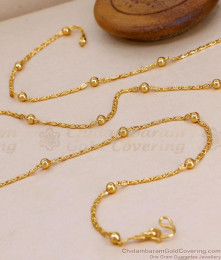 CKMN173 High Quality Micro Gold Plated Beads Chain Design CKMN173 High Quality Micro Gold Plated Beads Chain Design