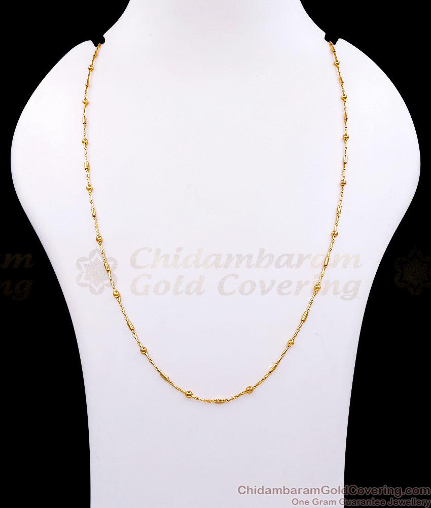 CKMN174 Regular Use Gold Imitation Small Beads Chain Online CKMN174 Regular Use Gold Imitation Small Beads Chain Online