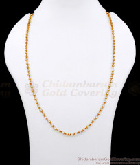 CKMN177 Small White Crystals Gold Chain Daily Wear Collections CKMN177 Small White Crystals Gold Chain Daily Wear Collections