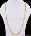 CKMN194 Gold Finish Heart Shaped Pearl Chain For Womens CKMN194 Gold Finish Heart Shaped Pearl Chain For Womens