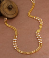 CKMN213 New Arrival Double Line Gold Plated Pearl Chain Design Shop Online CKMN213 New Arrival Double Line Gold Plated Pearl Chain Design Shop Online