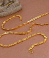 CKMN214 Stylish Pure Gold Tone Box Chain Spiral Design For Regular Use CKMN214 Stylish Pure Gold Tone Box Chain Spiral Design For Regular Use