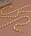 CKMN218-LG 30 Inch Long New Arrival Pearl Chain Gold Plated Guarantee Jewelry CKMN218-LG 30 Inch Long New Arrival Pearl Chain Gold Plated Guarantee Jewelry