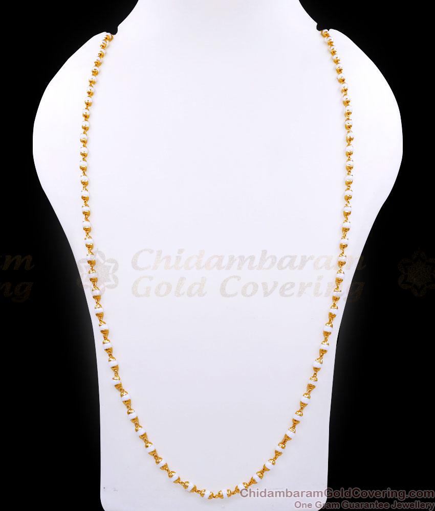 CKMN218-LG 30 Inch Long New Arrival Pearl Chain Gold Plated Guarantee Jewelry CKMN218-LG 30 Inch Long New Arrival Pearl Chain Gold Plated Guarantee Jewelry
