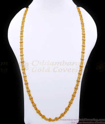 CKMN221-LG 30 Inch Long Two Line Gold Plated Chain Collections Shop Online