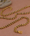 CKMN222-LG 30 Inch Long Rettavadam Karimani Sara Design Black Beads Chain CKMN222-LG 30 Inch Long Rettavadam Karimani Sara Design Black Beads Chain