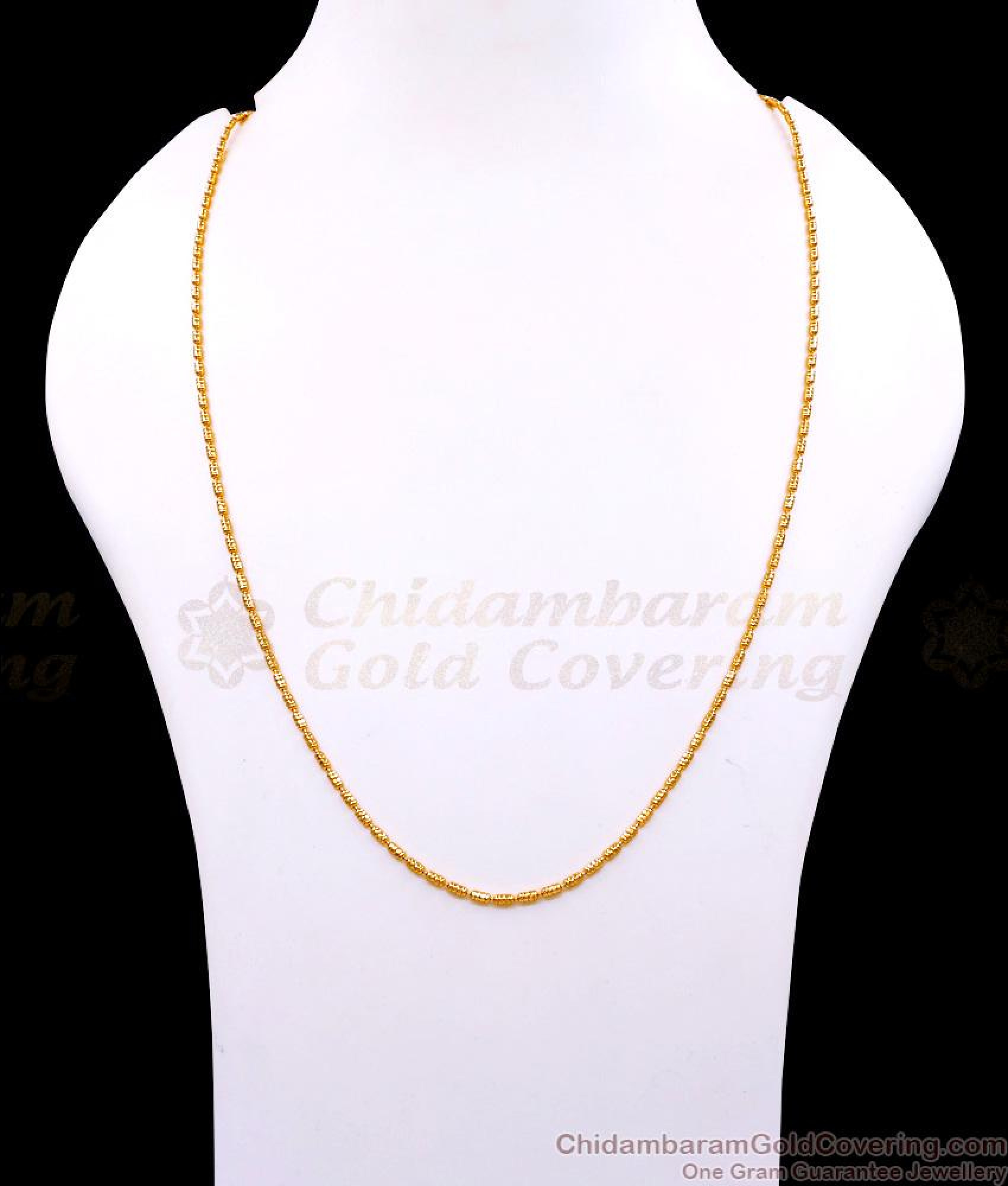 Regular Gold Chain CKMN229 Buy Regular Use Gold Plated Thin Chain Design At Affordable Price