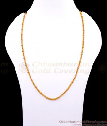 CKMN231 Stylish Interlock Gold Imitation Chain Daily Wear Jewelry Design