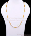 CKMN242 Classic Pearl Design Gold Imitation Milagu Mani Chain For Women CKMN242 Classic Pearl Design Gold Imitation Milagu Mani Chain For Women