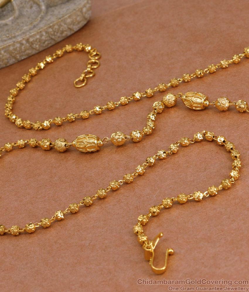 CKMN244 Buy Micro Gold Plated Milagu Mani Malai Design At Affordable Price Online CKMN244 Buy Micro Gold Plated Milagu Mani Malai Design At Affordable Price Online