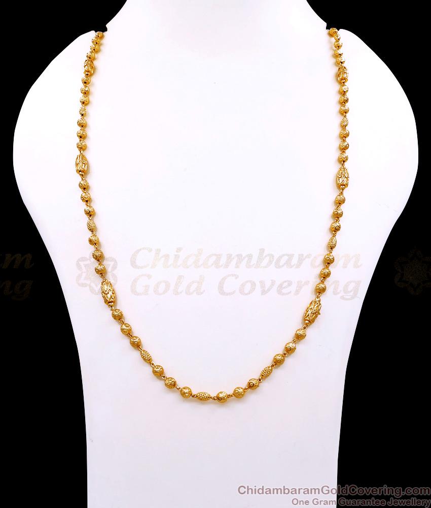 CKMN244 Buy Micro Gold Plated Milagu Mani Malai Design At Affordable Price Online CKMN244 Buy Micro Gold Plated Milagu Mani Malai Design At Affordable Price Online
