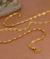 CKMN246 Unique One Gram Gold Chain Tube Design For Daily Use CKMN246 Unique One Gram Gold Chain Tube Design For Daily Use