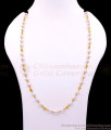 CKMN264 Latest Muthu Mani Gold Beaded Chain Pearl Jewelry CKMN264 Latest Muthu Mani Gold Beaded Chain Pearl Jewelry