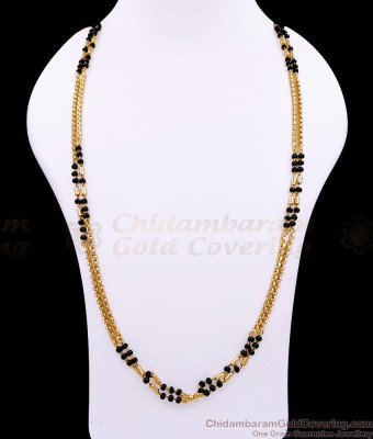 CKMN267-Lg 30 Inch Long Traditional Retta Vadam Gold Plated Karimani Chain Women Fashion