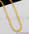 CKMN29 One Gram Gold beaded Thread Traditional Design Chain for Daily Use