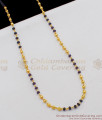 CKMN37 - 24 inches Gold Plated Mangalsutra Single Line Thread Spring Chain