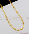 CKMN39 - 24 Inches Fancy Chain One Gram Gold Design For Womens Daily Use