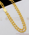 CKMN43 - Gold Plated Double Layer Rettavadam Design Guarantee Chain Daily Use