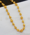 CKMN45 Mixed Gold Beads Milagumani Tamil Chain Design For Ladies